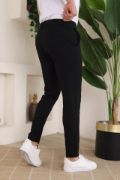 Erkek Slim Fit Likralı Bilek Boy Kumaş Pantolon resmi